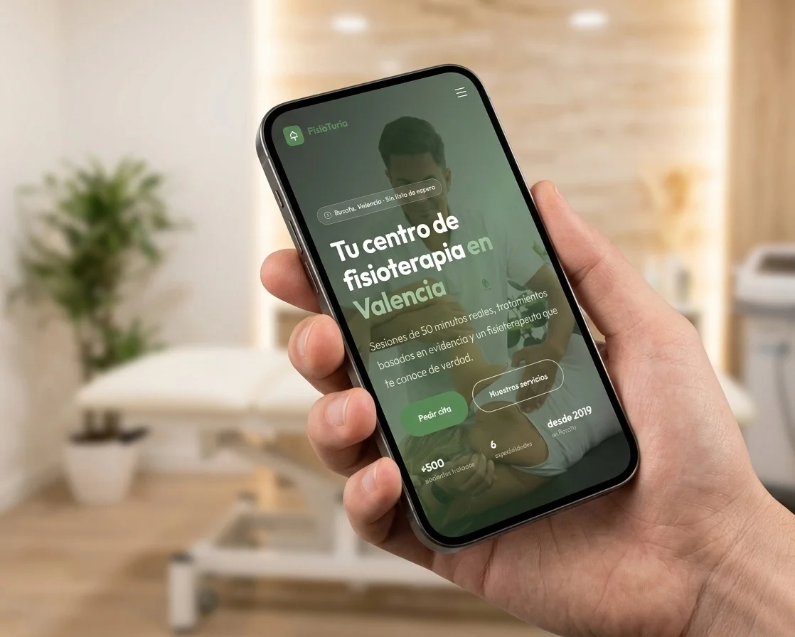Sistema de cita previa online de Fisioturia